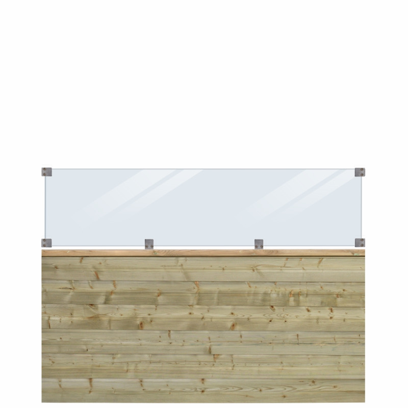 Plus Plank Profilhegn Glas 174ã 125 Cm Pefc 27778-