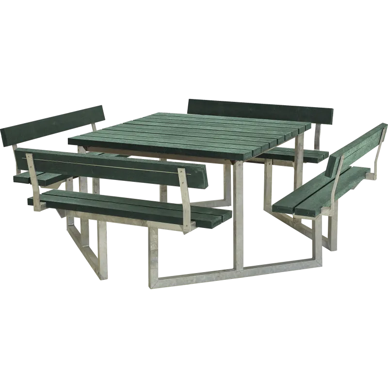 Plus Twist Bord Bænkesæt     Ryglæn 227 Cm Retex Grøn 187812-31
