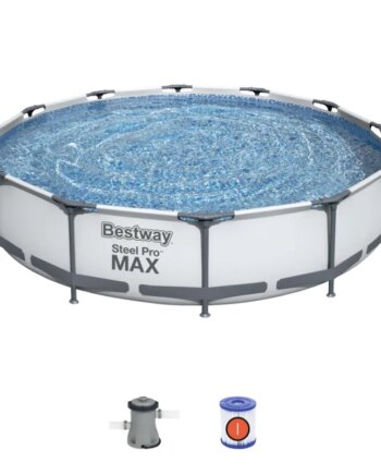 Pool Set  366   76 Cm  Steel Pro 56416