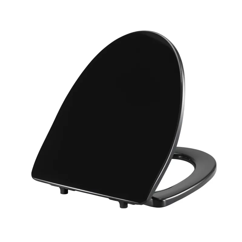 Presalit Toiletsæde Cera S596 Med Soft Close  Lift-off Og Polygiene  Sort  Universalbeslag  Bundmonteret