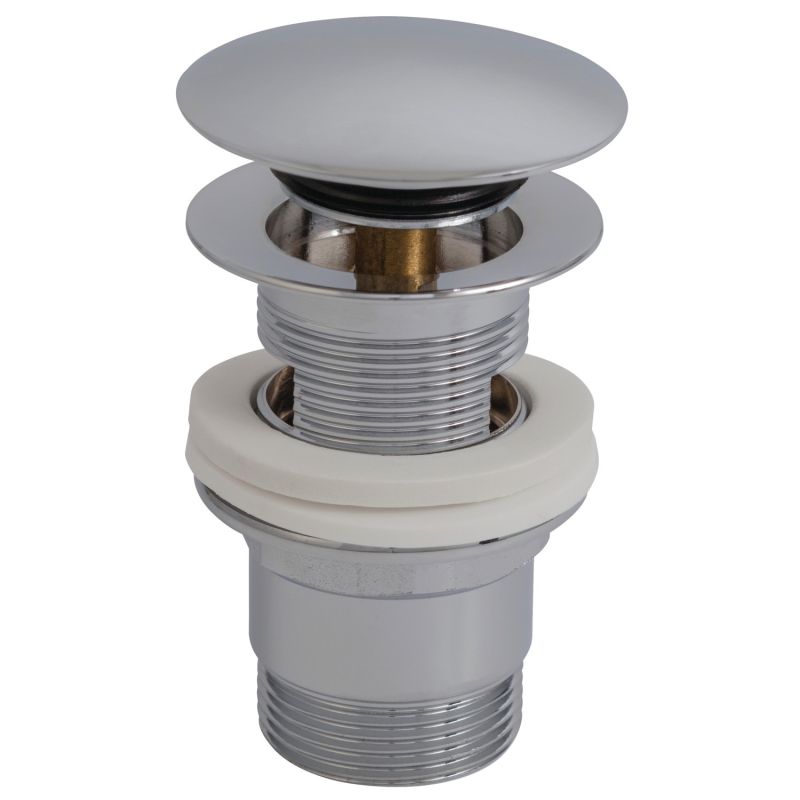 Push Pop Up Ventil  Krom