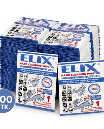 Renseserviet Til Værksted   Elix Hand Cleaning Wipes   500 Stk