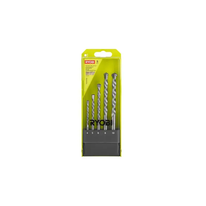 Ryobi Betonbor Sæt   Stkï               Og 10 Mm     Stk Hver  Rak05md