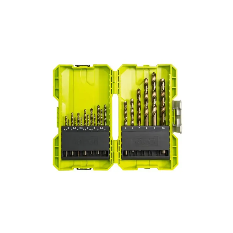 Ryobi Gripcase Stabelbart Borsæt Hss Titanium  19 Dele Rak19hhs2