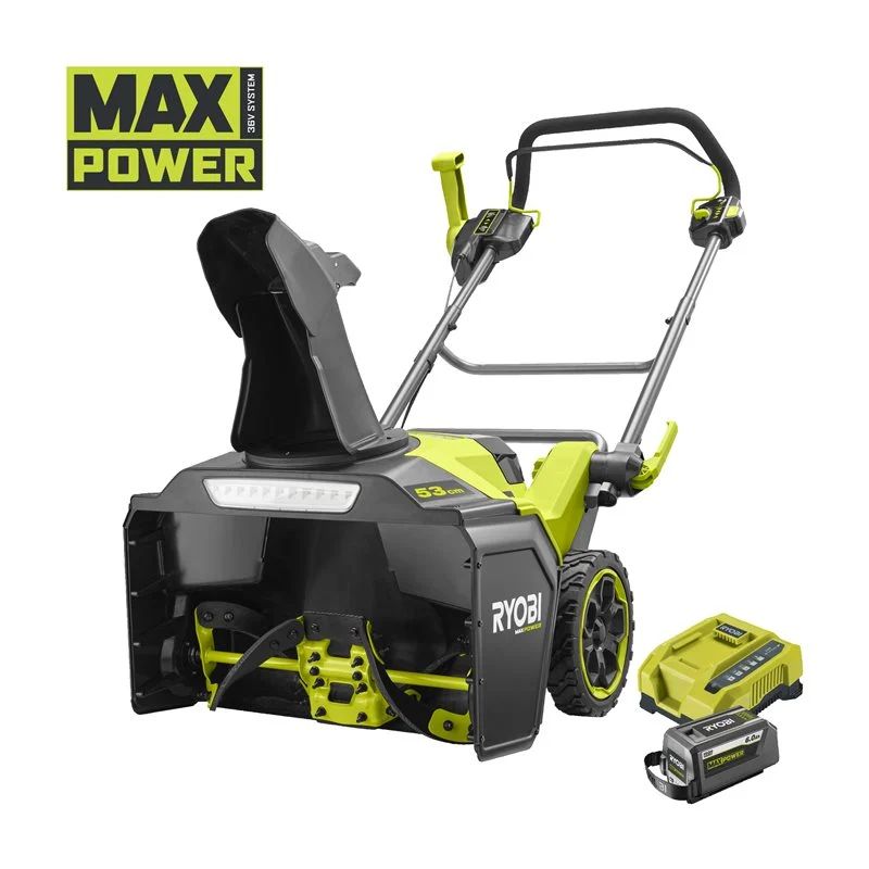 Ryobi 36v Kulfri 53 Cm Sneglassisteret Sneslynge 1x Ah Ry36stx53b-160