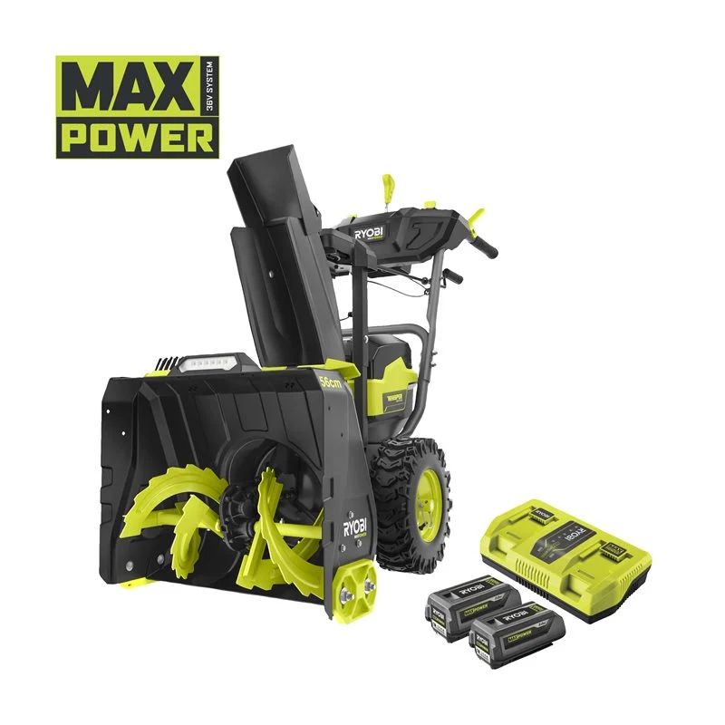Ryobi 36v Kulfri To-trins 56 Cm Sneslynge 2x Ah Ry36stx56a-250