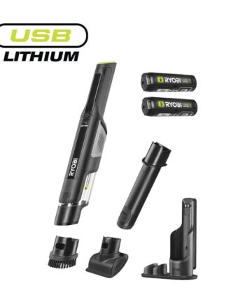 Ryobi 4v Usb Lithiumâ  Håndstøvsuger Med Ladestation          Ah  Rhv44-220g
