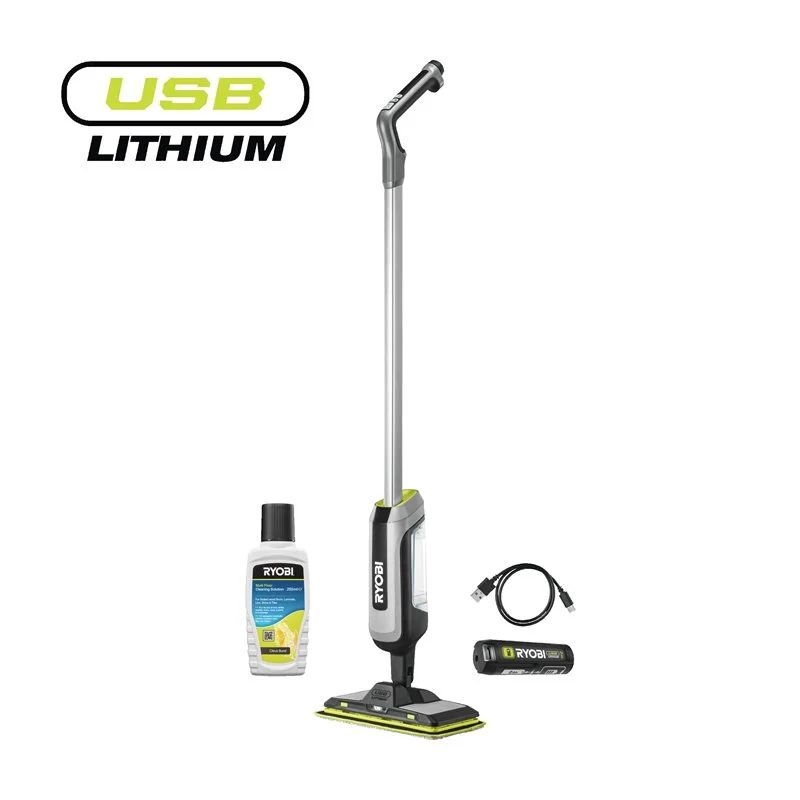 Ryobi 4v Usb Lithiumâ Spraymoppe 1x Ah Rsm4-120g
