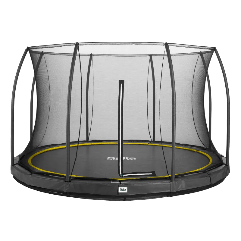 Salta Trampolin Comfort Edition Inground ø366 Cm  Sort Inkl  Sikkerhedsnet 805-820