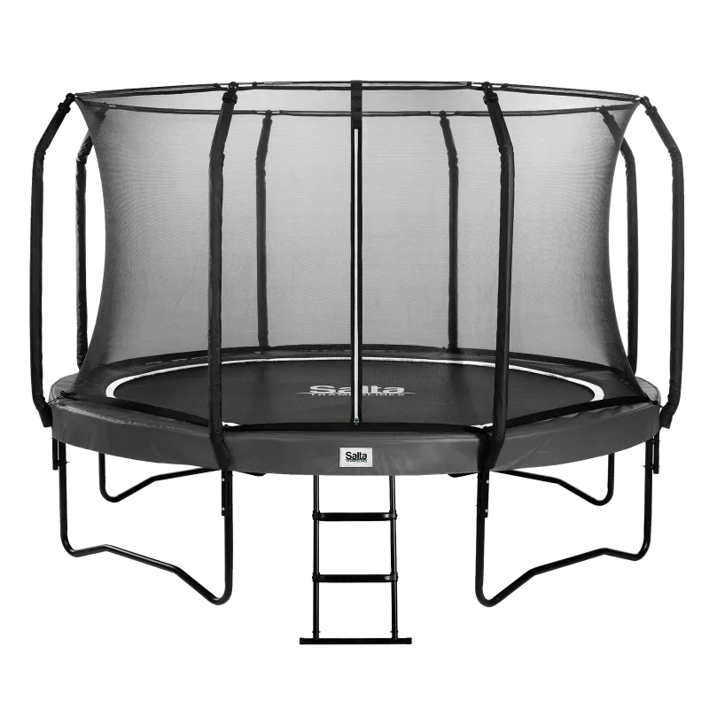 Salta Trampolin First Class ø427 Cm  Sort Inkl  Stige   Sikkerhedsnet 805-567
