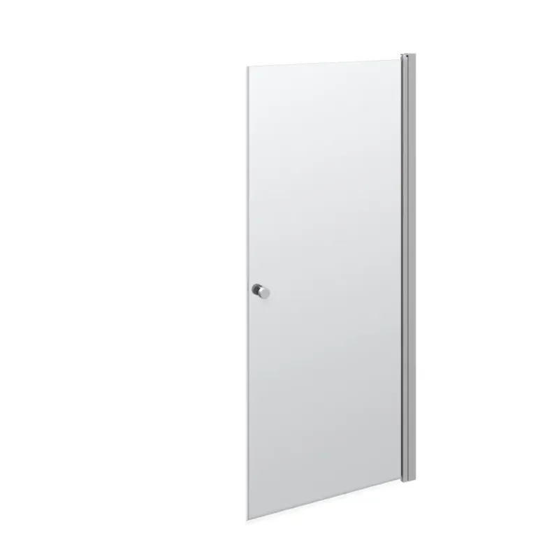 Scanbad Brusedør   87-89 Cm    Satin Klar200cm