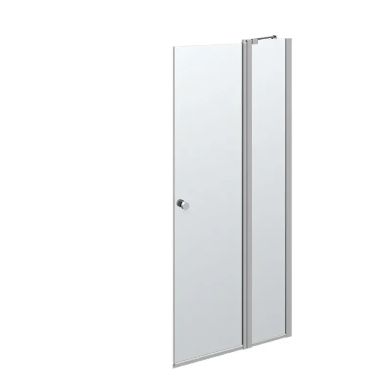 Scanbad Brusedør   87-89 Cm    Satin Klar200cm
