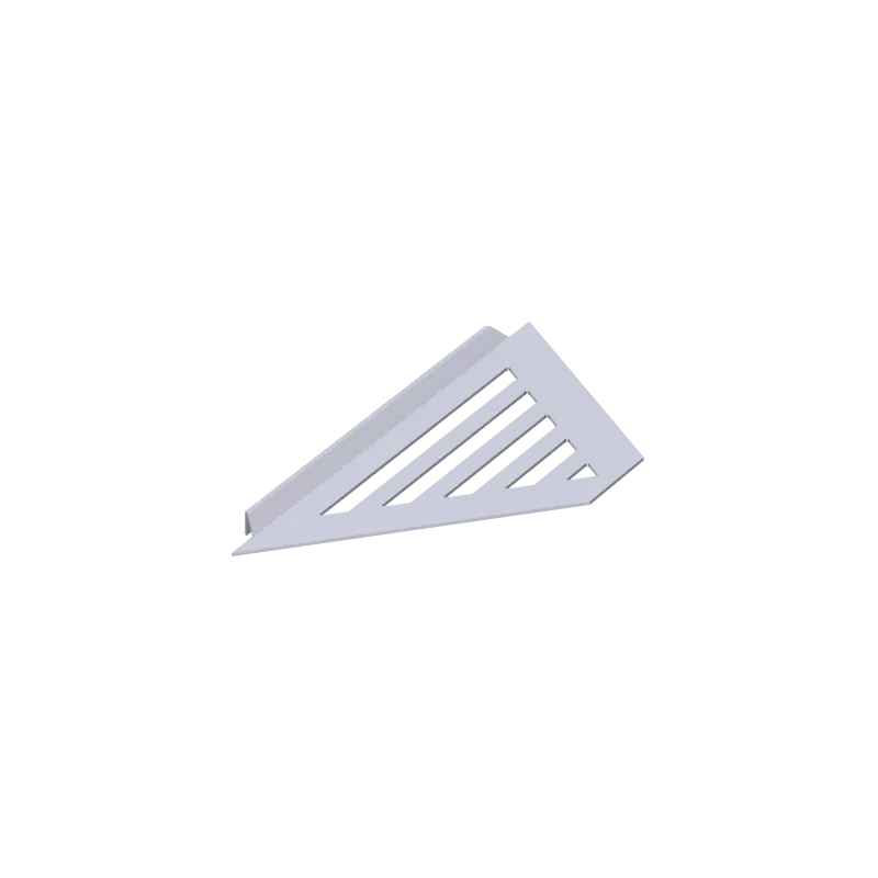 Scanbad Match Showercorner Blank Rustfri Stål  12