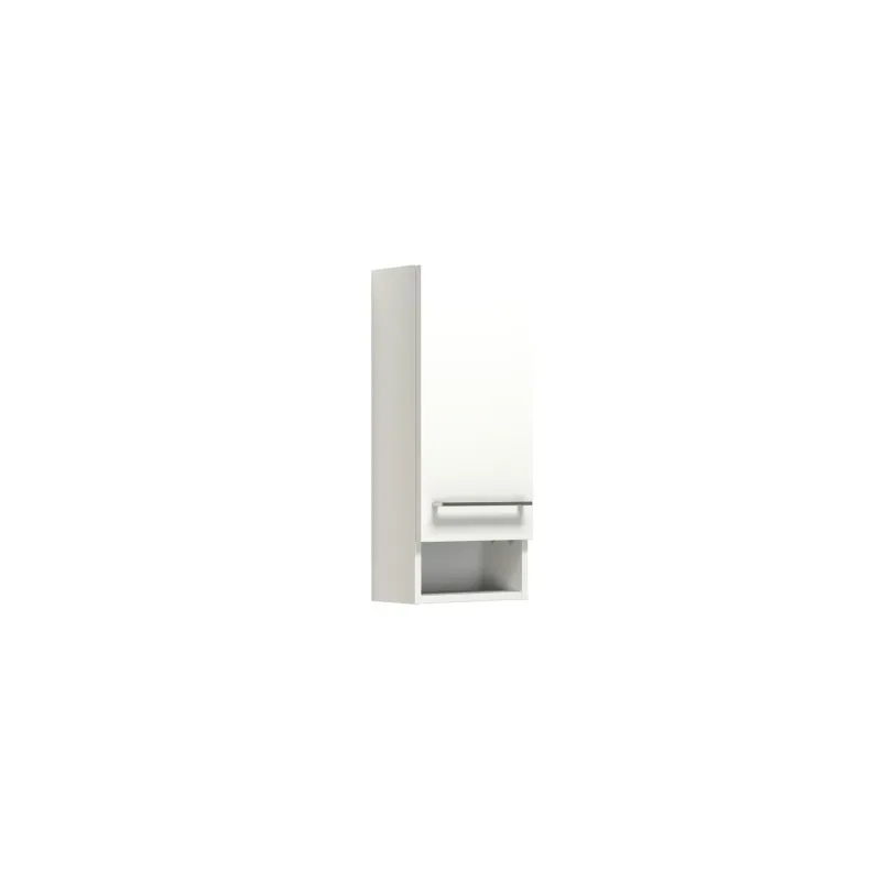 Scanbad Multo Overskab     Låge 70 4x30x18 Cm  Hvid Mat