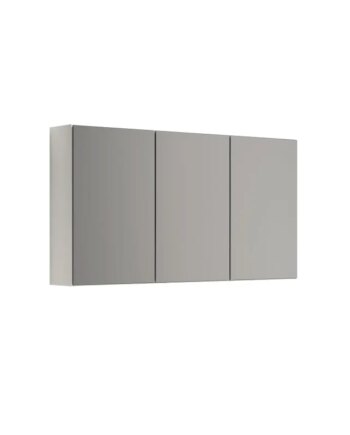 Scanbad Multo Spejlskab Select   Lamper     Låger 64x120 Cm  Hvid Mat