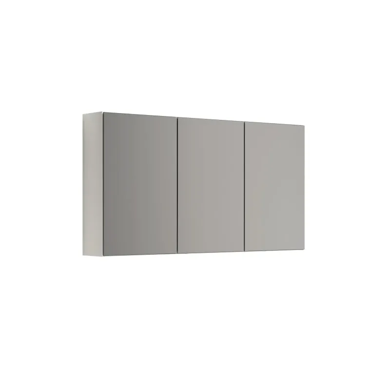 Scanbad Multo Spejlskab Select   Lamper     Låger 64x120 Cm  Hvid Mat
