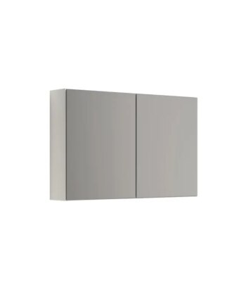 Scanbad Multo Spejlskab Select   Lamper     Låger 64x100 Cm  Hvid Mat