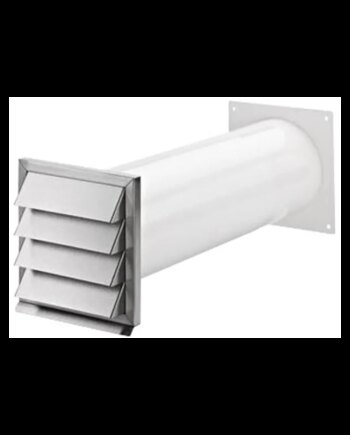 Silverline Silverline 4022039 Murgennemføring Komplet Inkl  Modtryksspjæld  Plas