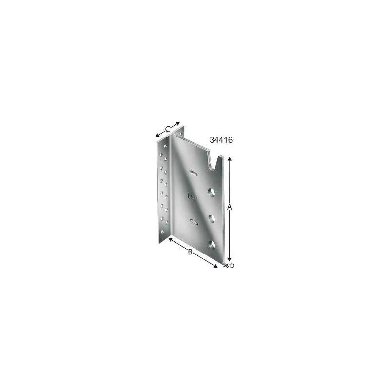 Simpson Strongtie Bjælkebærer Type 120-       61x103x6x120mm