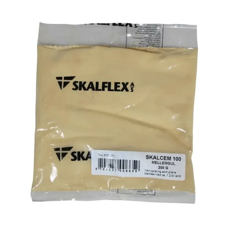 Skalflex Farveprøve Skalcem 100 Mellemgul  200g