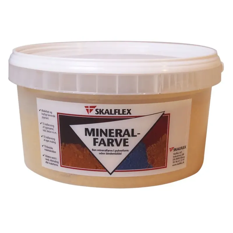 Skalflex Mineralfarve Titanhvid        00kg