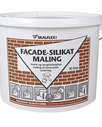 Skalflex Silikatmaling Farve Hvid 001 10lt