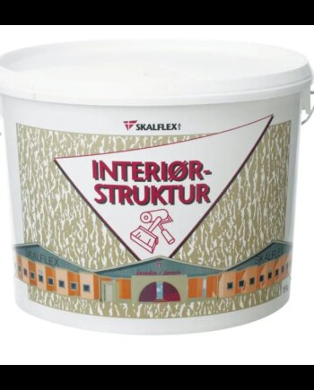 Skalflex Strukturmaling Interiør Sand Råhvid 15kg