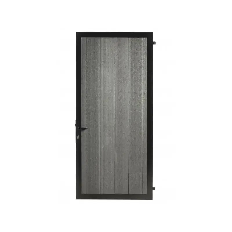 Smart Fence Dør 180 Med Sort Panel