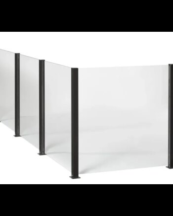 Smart Fence Glas Klar   Mm Modul 95