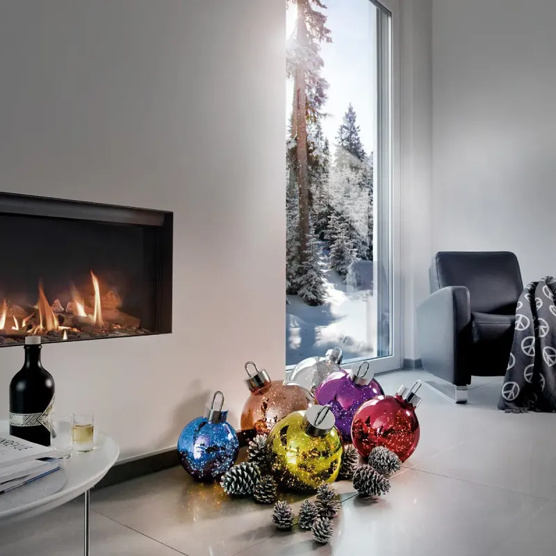 Sompex Dekorationskugle Ornament Lila 30 Lila Højde 23 Cm