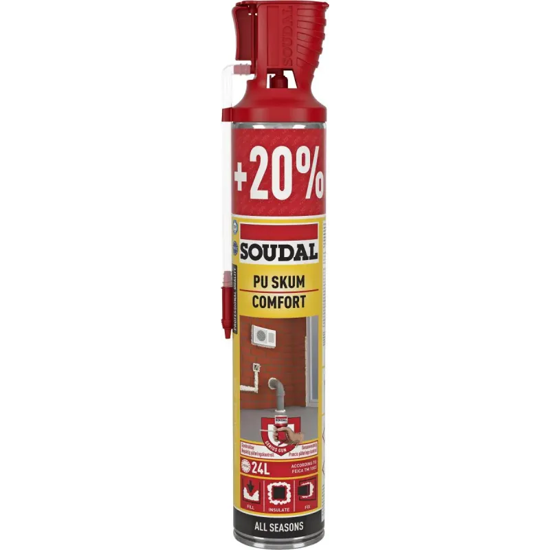 Soudafoam Comfort Helårsskum Genius  20  Champagne    720ml