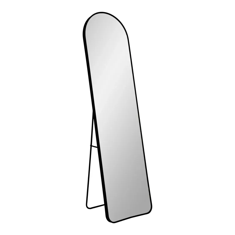 Spejl Med Ramme   Sort 40x150 Cm 4001520