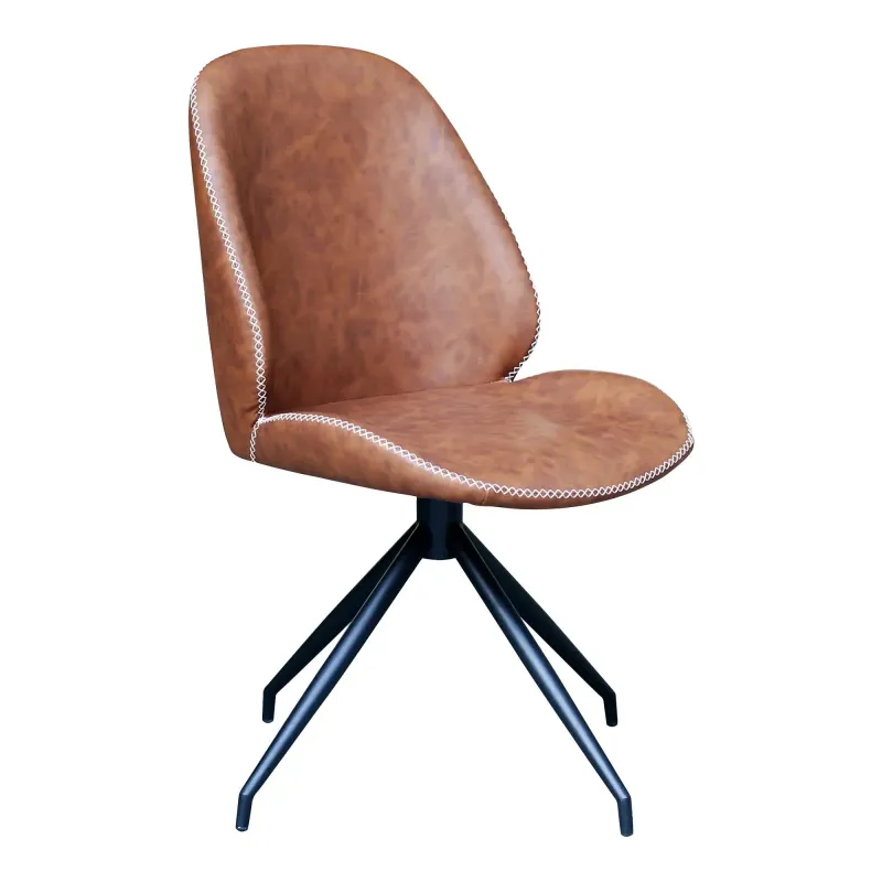 Spisebords Drejestol   Brun Pu 1001350