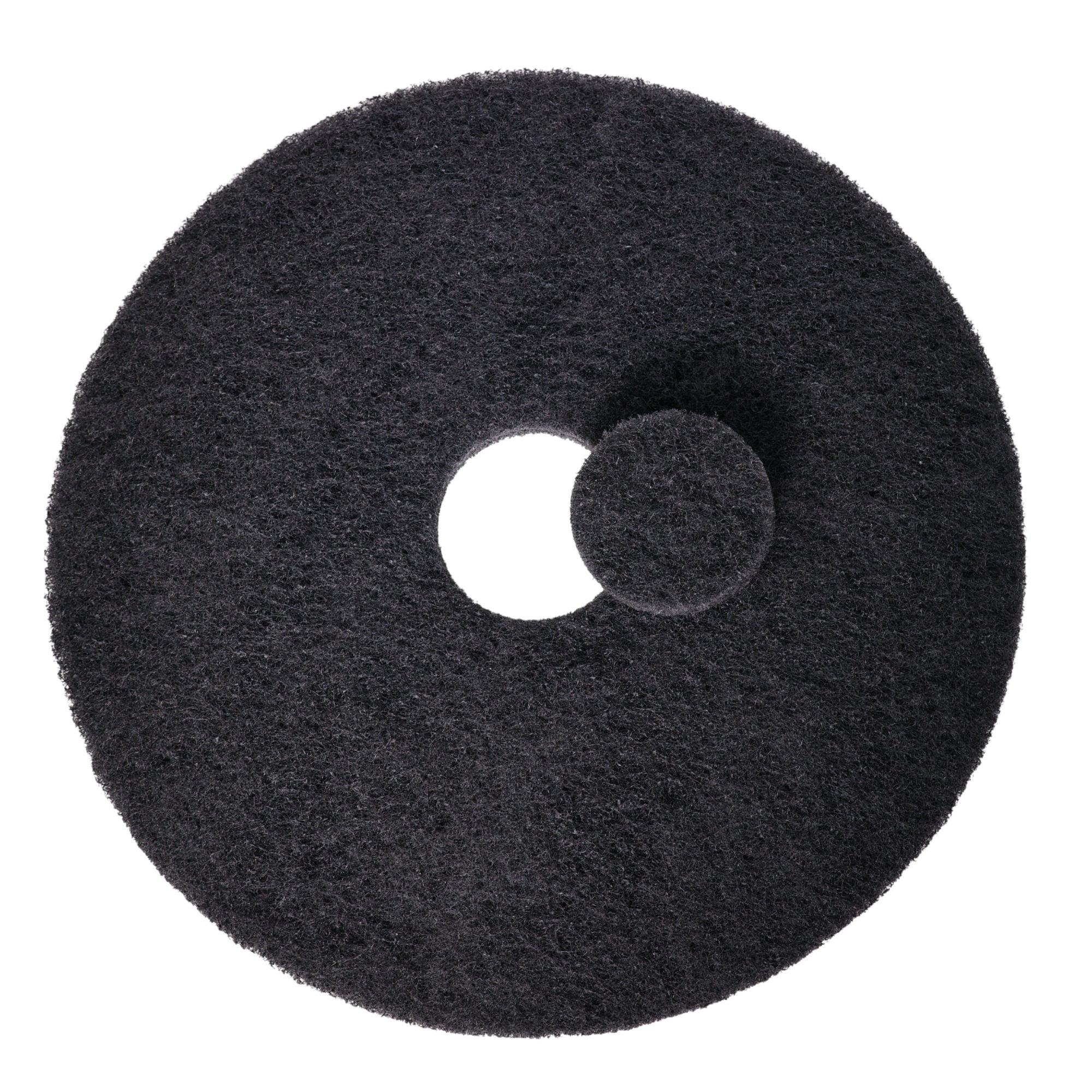 Stk Rengørings- Og Polerpads 457mm 18 Quot Tyk Sort
