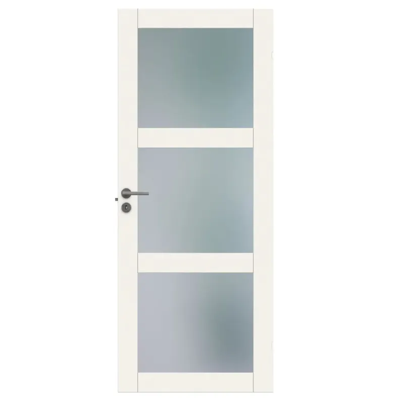 Swedoor Purity Gw3l Hvid Rammedør    Klart Hærdet Glas M8x21