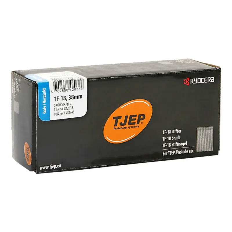 Tjep Stifter Tf18 Elgalv         000 Stk     2x38mm