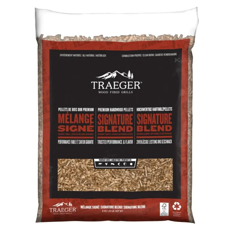Traeger Signature Blend Træpiller   Kg Fsc Pel346