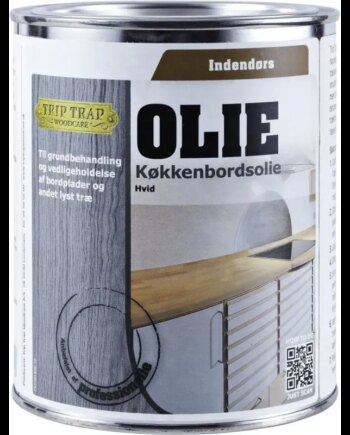 Trip Trap Køkkenbordsolie Hvid   75lt