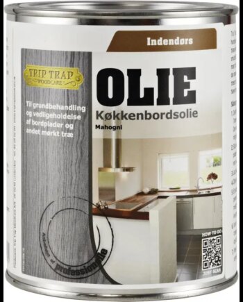 Trip Trap Køkkenbordsolie Mahogni   75lt
