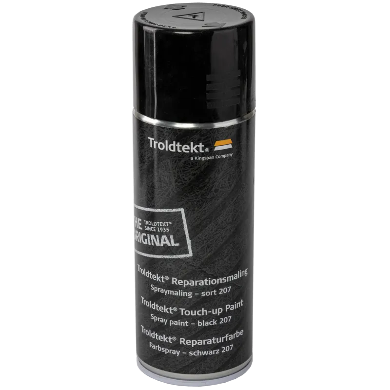 Troldtekt 400 Ml Spraymaling Reparationsmaling Sort 207