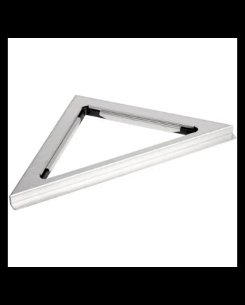 Unidrain Classicline Ramme Linje Hjørne   12 Mm Børstet Stål
