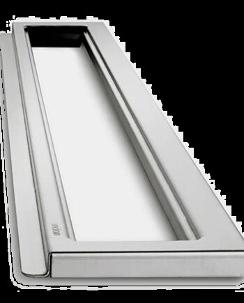 Unidrain Classicline Ramme Linje Væg 800 Mm   12 Mm Børstet Stål