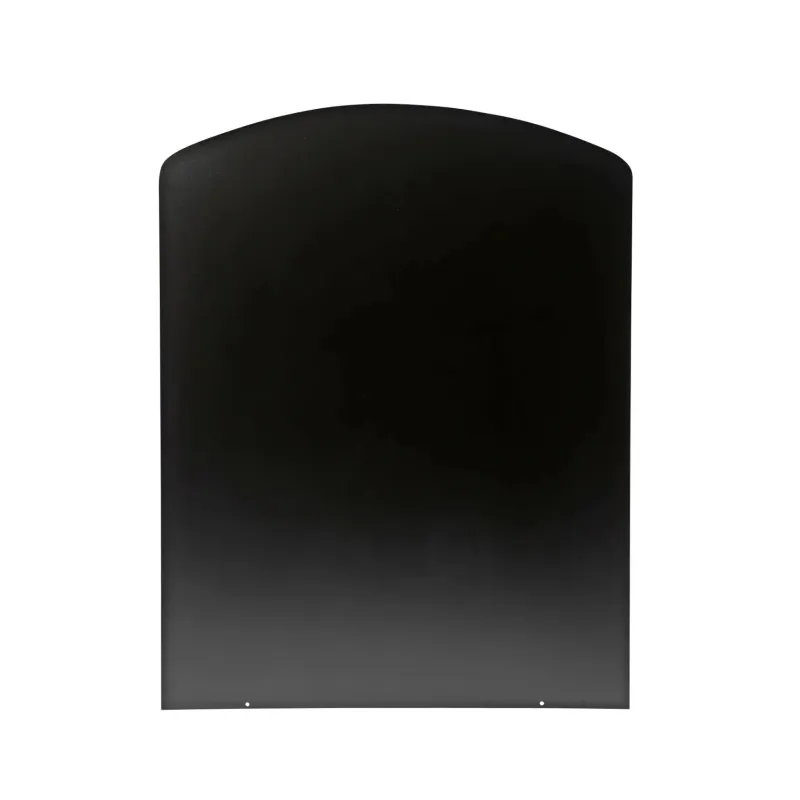 Varde Stålgulvplade Afrundet Front Sort   85x110cm- Sælges Kun Sammen Med Køb Af Varde Brændeovn