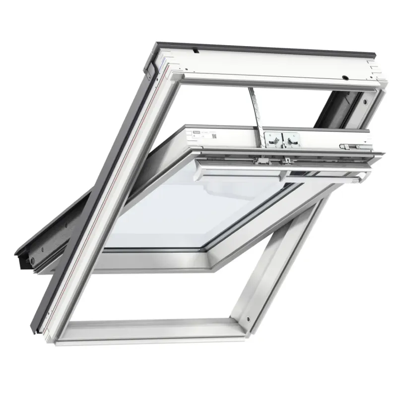 Velux Integra Elektrisk Hvid Polyuretan 78x140  -lags Lav Ggu Mk08 006821a