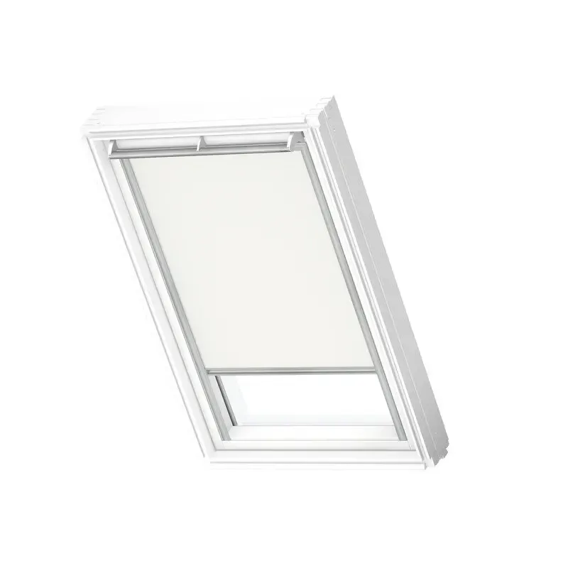 Velux Mørklægningsgardin Hvid- Alu Skinner  Dkl Mk08 1025s