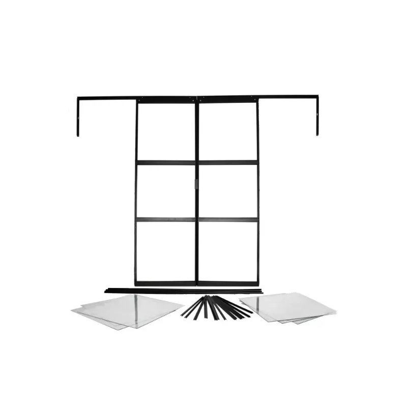 Vitavia Ekstra Dobbeltdøresirius 13000 Sort Glas