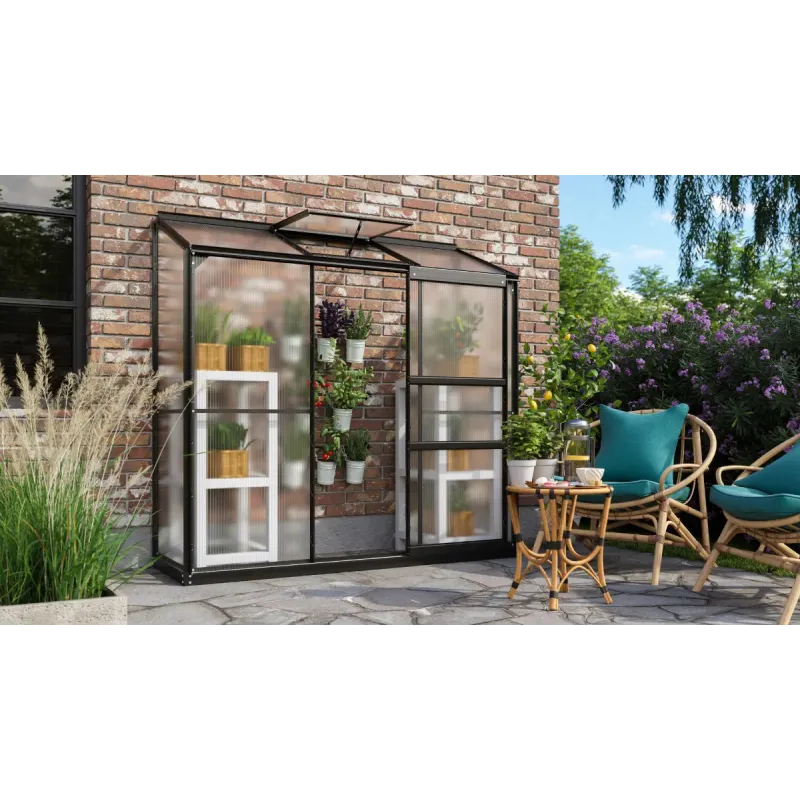 Vitavia Ida 1300 Sort Drivhus 4mm Poly