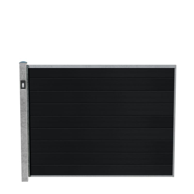 Wimex Fag Livø Prime T140 -profil Wpc Matsort Galv Stolpe Lys