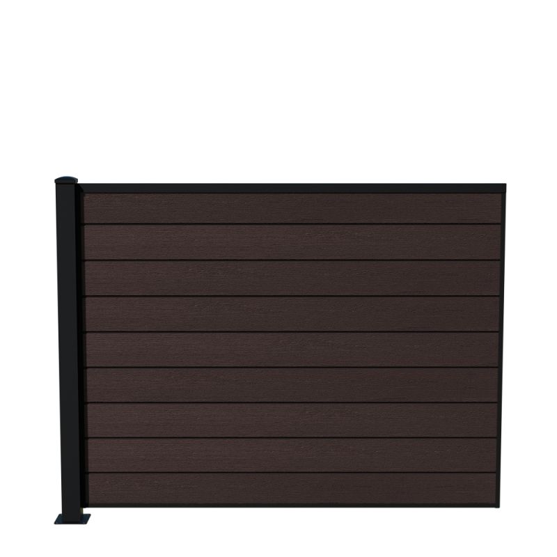 Wimex Fag Livø Prime T140 -profil Wpc Matumber Pulverlak Stolpe Fod 1400 1893 Mm