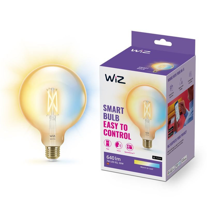 Wiz Pære Filament Rav E27 50w 929003017901